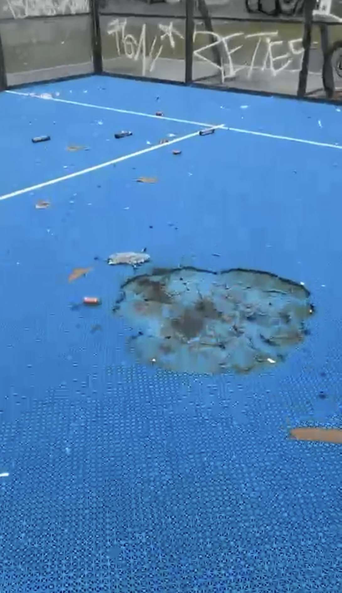 Bild von der Beschädigung