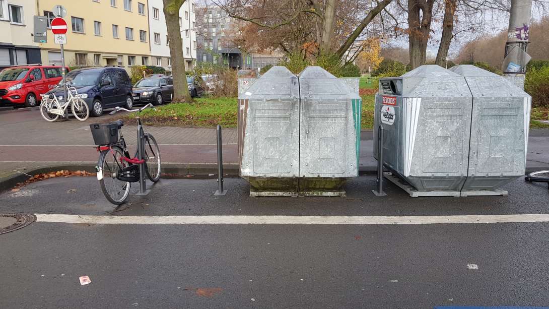 Falscher Standort Container